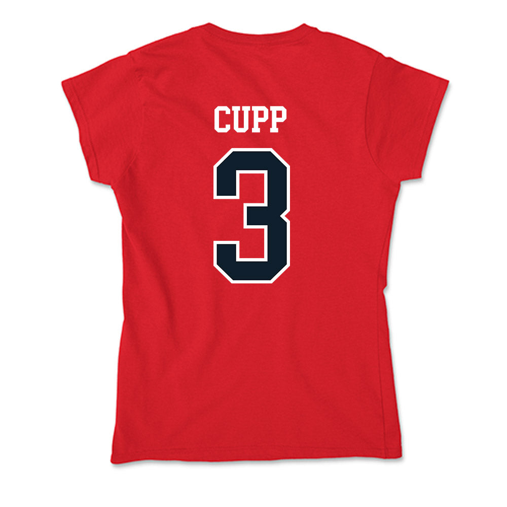 Dallas Baptist - NCAA Baseball : Dylan Cupp - Soft Style Women’s T-Shirt-1