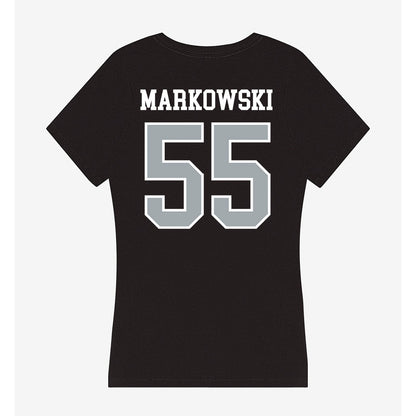 Providence - NCAA Men's Lacrosse : 9414057759 Markowski - Women's V-Neck T-Shirt-1