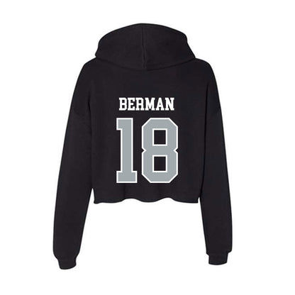 Providence - NCAA Women's Ice Hockey : Dylan Berman - Women's Crop Fleece Hoodie-1