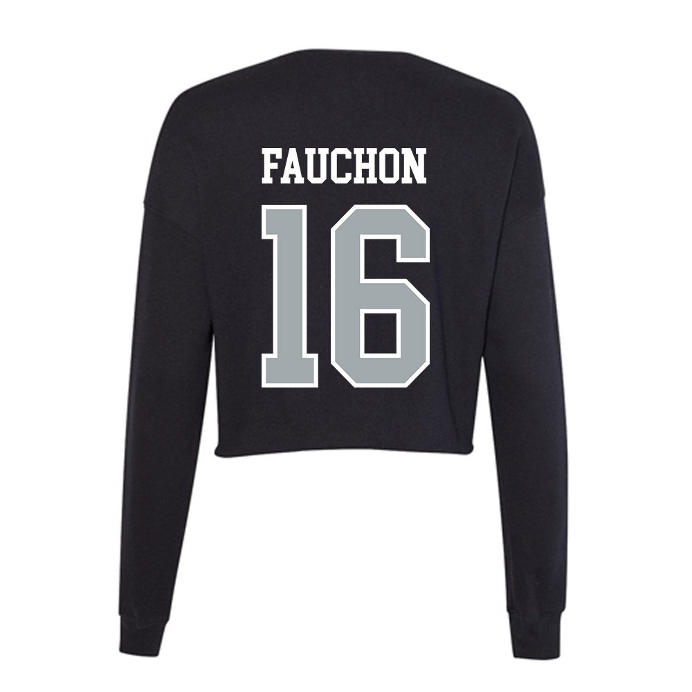 Providence - NCAA Men's Ice Hockey : Jonathan Fauchon - Women's Cropped Crew Fleece-1