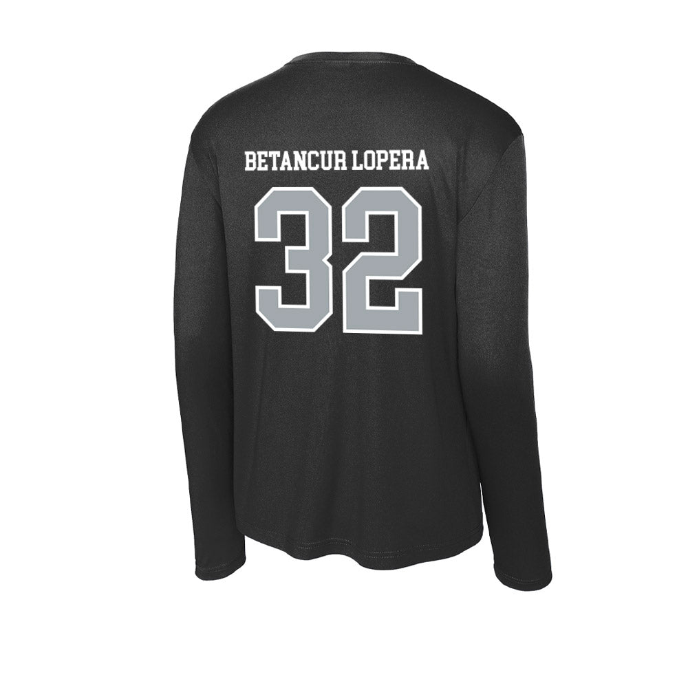 Providence - NCAA Men's Soccer : Steban Betancur Lopera - Activewear Long Sleeve T-Shirt-1