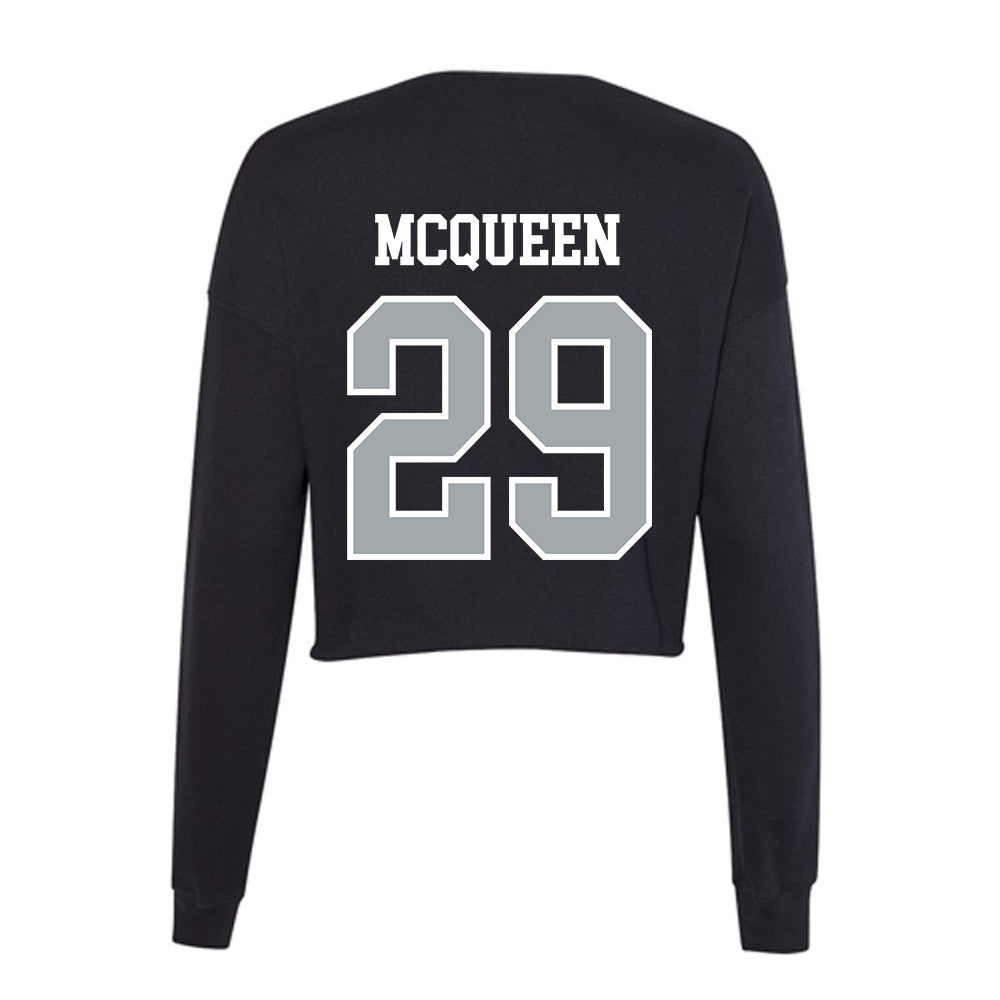 Providence - NCAA Men's Ice Hockey : Roger McQueen - Women's Cropped Crew Fleece-1