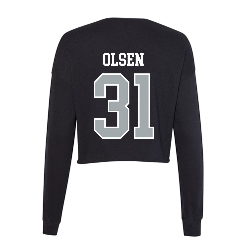 Providence - NCAA Women's Basketball : Olivia Olsen - Women's Cropped Crew Fleece-1