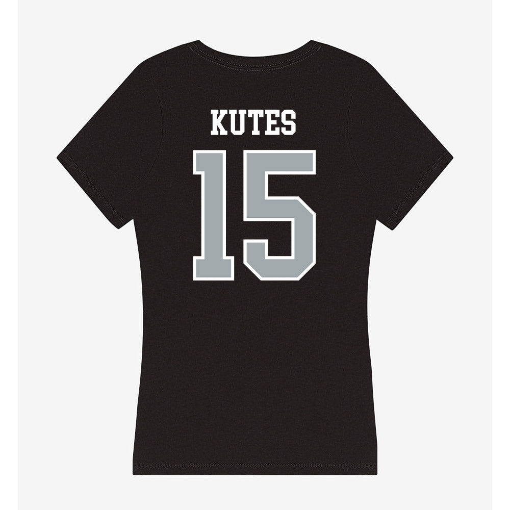 Providence - NCAA Women's Ice Hockey : Kayla Kutes - Women's V-Neck T-Shirt-1