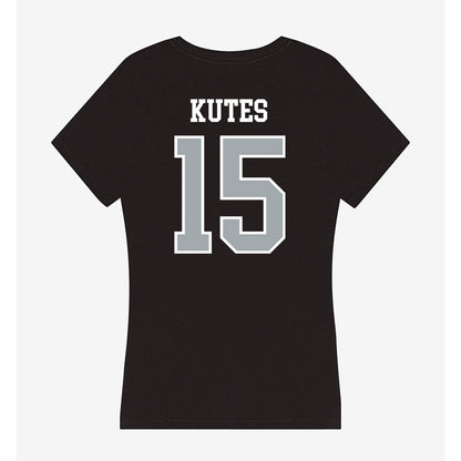 Providence - NCAA Women's Ice Hockey : Kayla Kutes - Women's V-Neck T-Shirt-1