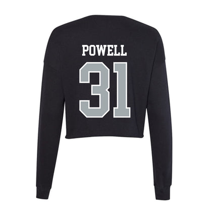 Providence - NCAA Men's Basketball : Duncan Powell - Women's Cropped Crew Fleece-1