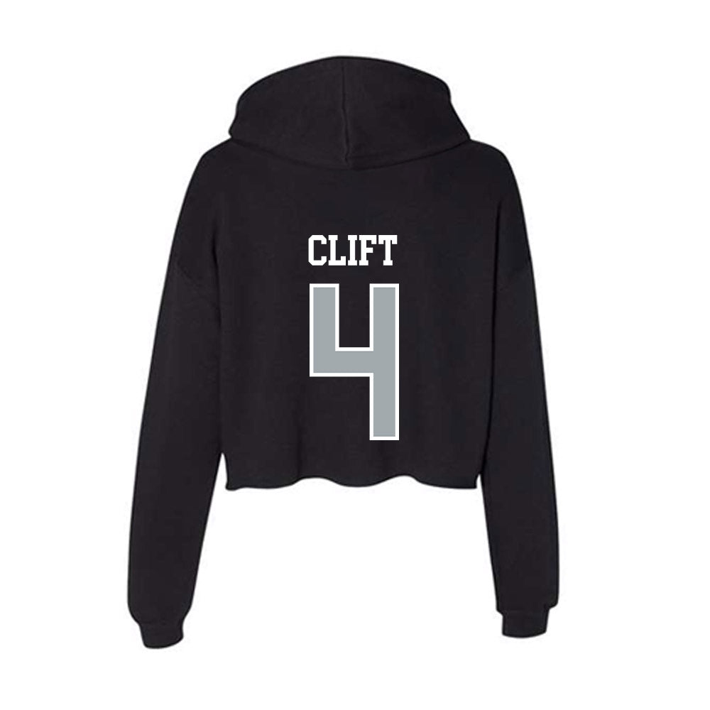 Providence - NCAA Men's Lacrosse : Drew Clift - Women's Crop Fleece Hoodie-1