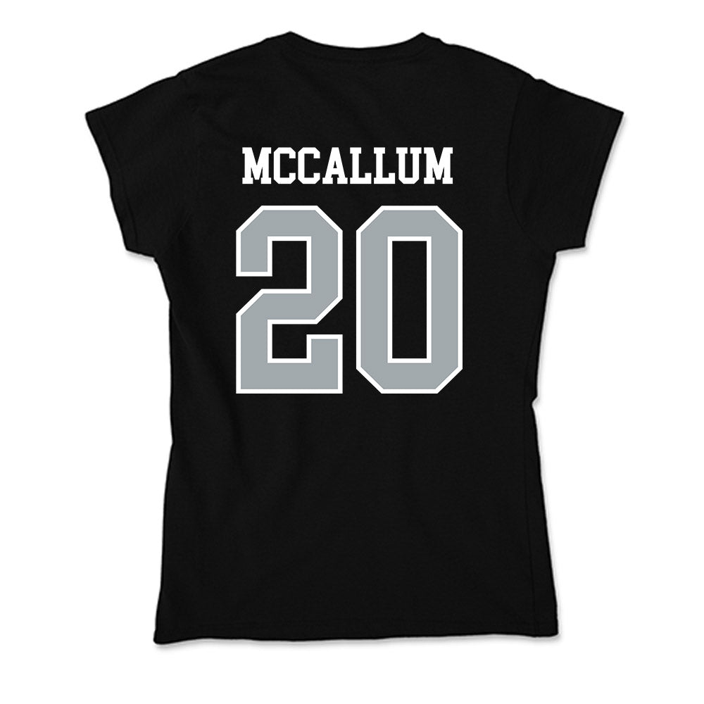 Providence - NCAA Men's Ice Hockey : Kale McCallum - Soft Style Women’s T-Shirt-1