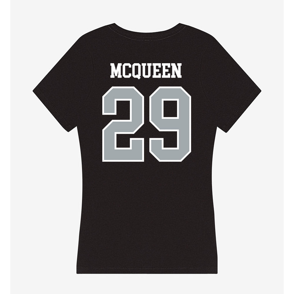 Providence - NCAA Men's Ice Hockey : Roger McQueen - Women's V-Neck T-Shirt-1
