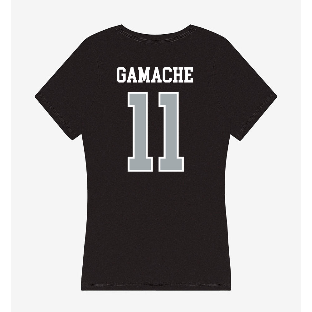 Providence - NCAA Men's Ice Hockey : Graham Gamache - Women's V-Neck T-Shirt-1