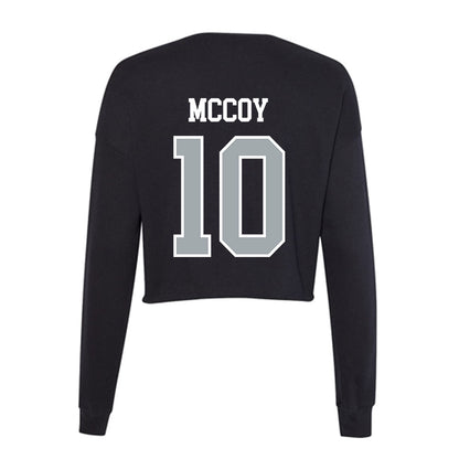 Providence - NCAA Men's Ice Hockey : Donovan McCoy - Women's Cropped Crew Fleece-1