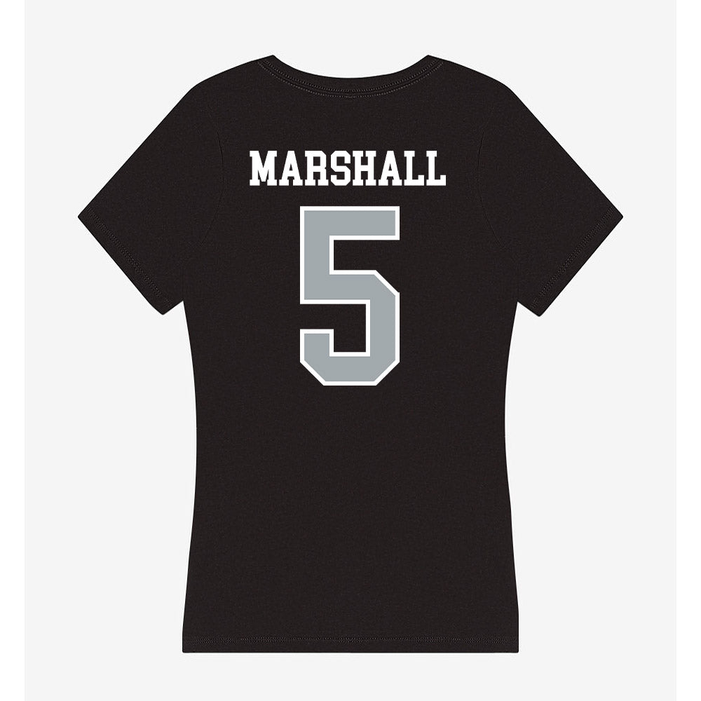Providence - NCAA Men's Soccer : Brandon Marshall - Women's V-Neck T-Shirt-1