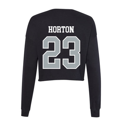 Providence - NCAA Men's Lacrosse : Vincent Horton - Women's Cropped Crew Fleece-1
