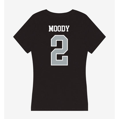 Providence - NCAA Women's Basketball : Princess Moody - Women's V-Neck T-Shirt-1