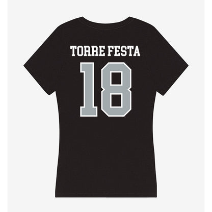 Providence - NCAA Women's Field Hockey : Martina Torre Festa - Women's V-Neck T-Shirt-1