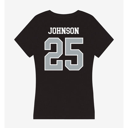 Providence - NCAA Women's Ice Hockey : Hannah Johnson - Women's V-Neck T-Shirt-1