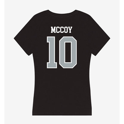 Providence - NCAA Men's Ice Hockey : Donovan McCoy - Women's V-Neck T-Shirt-1