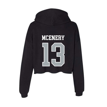 Providence - NCAA Men's Ice Hockey : Geno McEnery - Women's Crop Fleece Hoodie-1