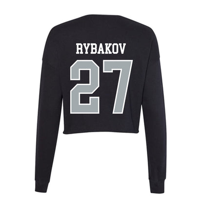Providence - NCAA Men's Ice Hockey : Aleksandr Rybakov - Women's Cropped Crew Fleece-1