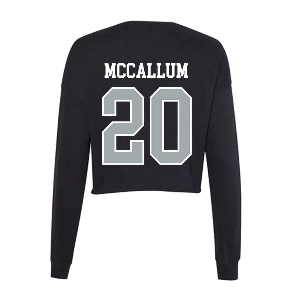 Providence - NCAA Men's Ice Hockey : Kale McCallum - Women's Cropped Crew Fleece-1