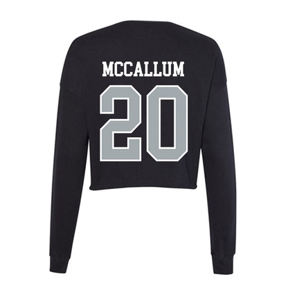Providence - NCAA Men's Ice Hockey : Kale McCallum - Women's Cropped Crew Fleece-1