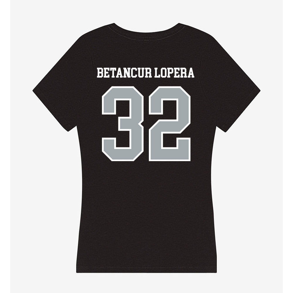 Providence - NCAA Men's Soccer : Steban Betancur Lopera - Women's V-Neck T-Shirt-1