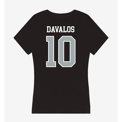 Providence - NCAA Women's Tennis : Elisa Davalos - Women's V-Neck T-Shirt-1