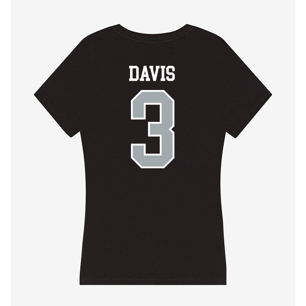 Providence - NCAA Men's Basketball : Daquan Davis - Women's V-Neck T-Shirt-1