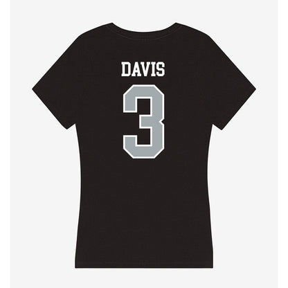 Providence - NCAA Men's Basketball : Daquan Davis - Women's V-Neck T-Shirt-1
