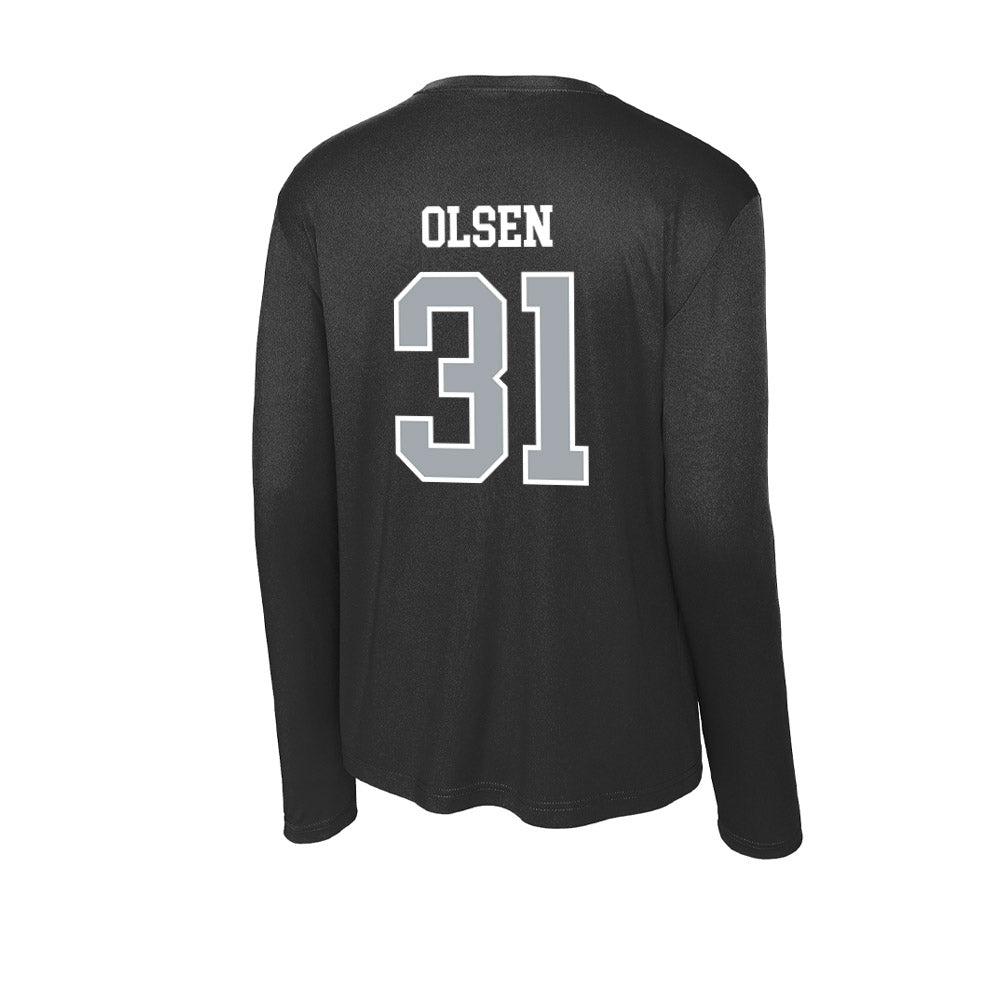 Providence - NCAA Women's Basketball : Olivia Olsen - Activewear Long Sleeve T-Shirt-1