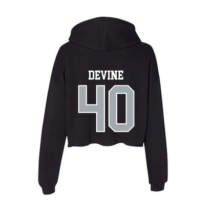 Providence - NCAA Men's Lacrosse : Kevin Devine - Women's Crop Fleece Hoodie-1
