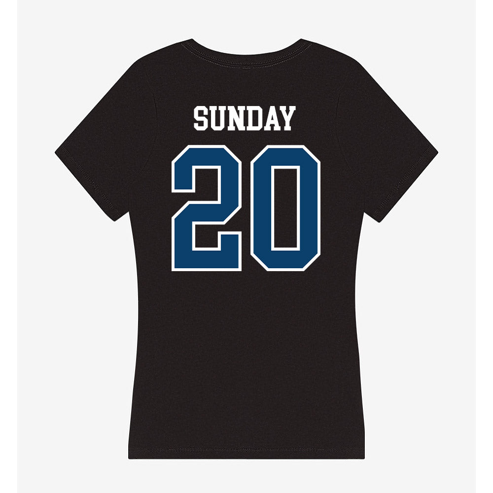 Saint Peter's - NCAA Women's Basketball : Reilly Sunday - Women's V-Neck T-Shirt-1