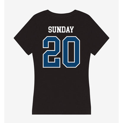 Saint Peter's - NCAA Women's Basketball : Reilly Sunday - Women's V-Neck T-Shirt-1
