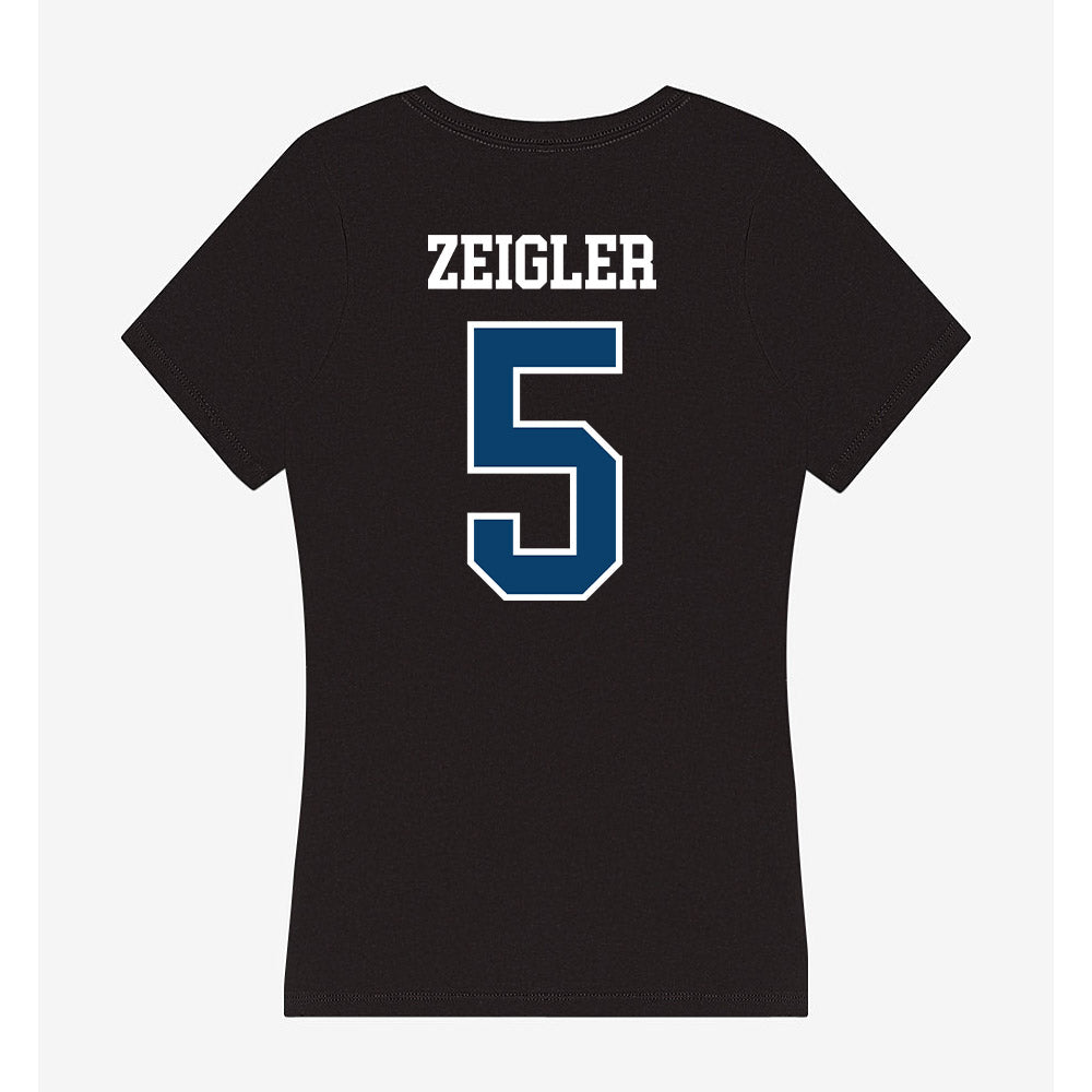 Saint Peter's - NCAA Men's Basketball : Armoni Zeigler - Women's V-Neck T-Shirt-1