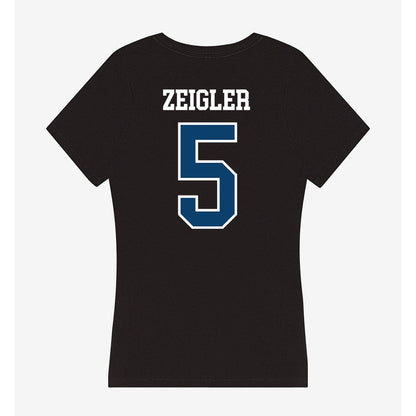 Saint Peter's - NCAA Men's Basketball : Armoni Zeigler - Women's V-Neck T-Shirt-1