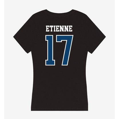 Saint Peter's - NCAA Men's Soccer : Omre Etienne - Women's V-Neck T-Shirt-1