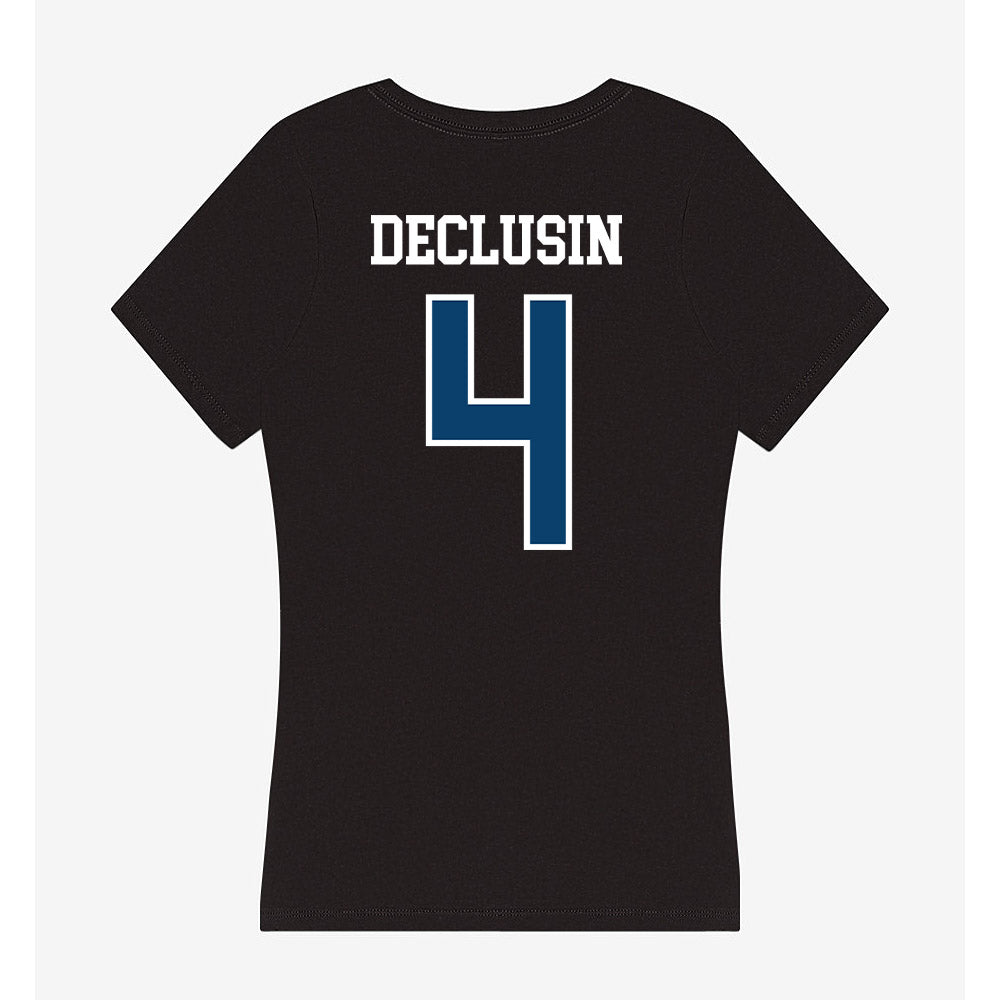 Saint Peter's - NCAA Baseball : Tyler DeClusin - Women's V-Neck T-Shirt-1