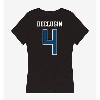 Saint Peter's - NCAA Baseball : Tyler DeClusin - Women's V-Neck T-Shirt-1