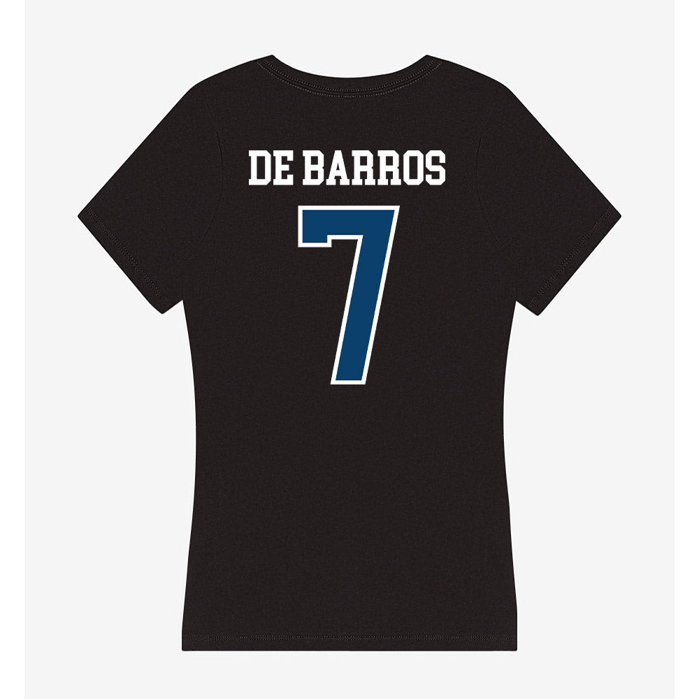 Saint Peter's - NCAA Women's Soccer : Alexa De Barros - Women's V-Neck T-Shirt-1