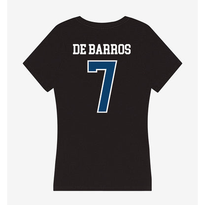 Saint Peter's - NCAA Women's Soccer : Alexa De Barros - Women's V-Neck T-Shirt-1