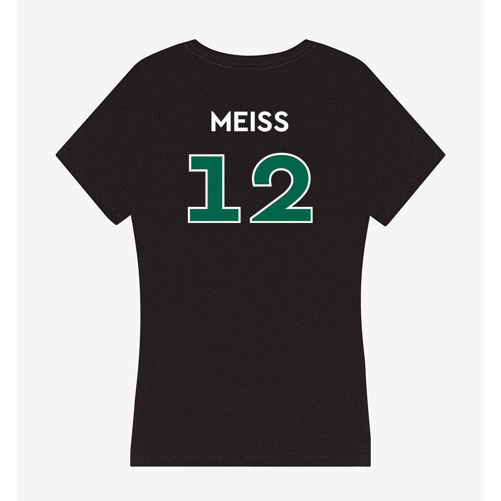 Illinois Wesleyan - NCAA Men's Basketball : Micah Meiss - Women's V-Neck T-Shirt-1