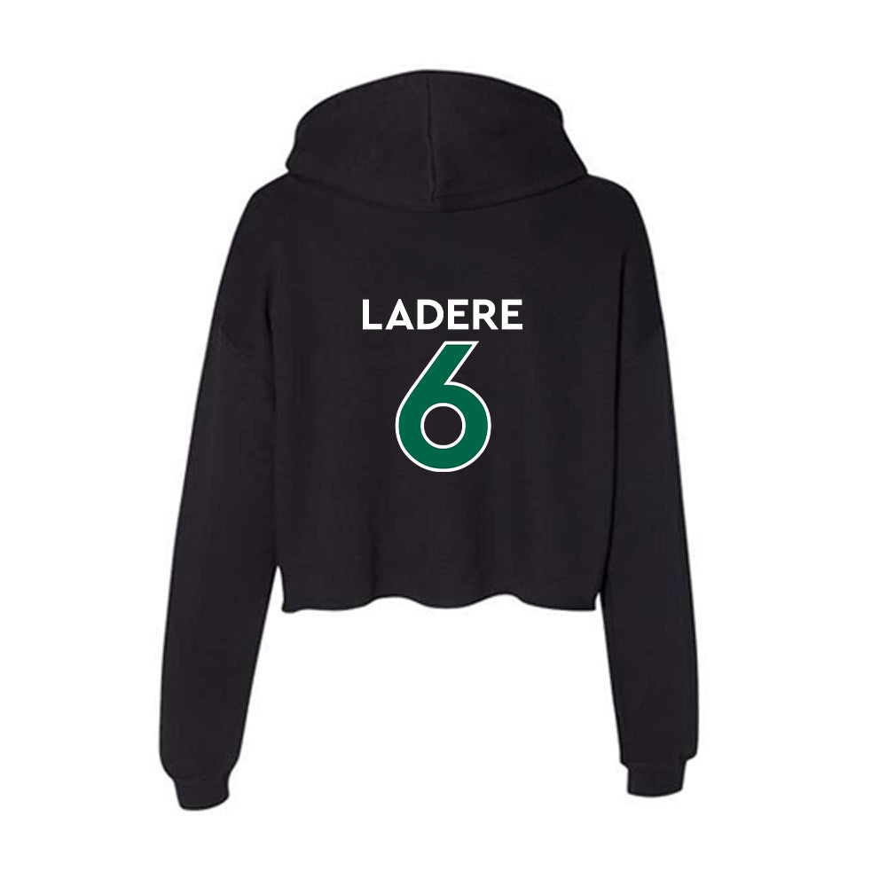 Illinois Wesleyan - NCAA Football : Gavin LaDere - Women's Crop Fleece Hoodie-1
