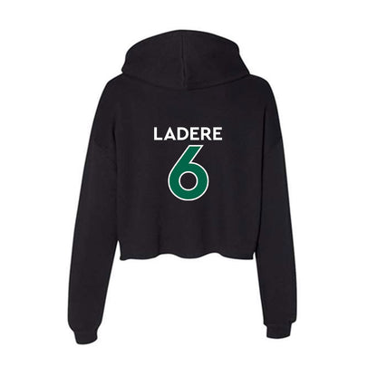 Illinois Wesleyan - NCAA Football : Gavin LaDere - Women's Crop Fleece Hoodie-1
