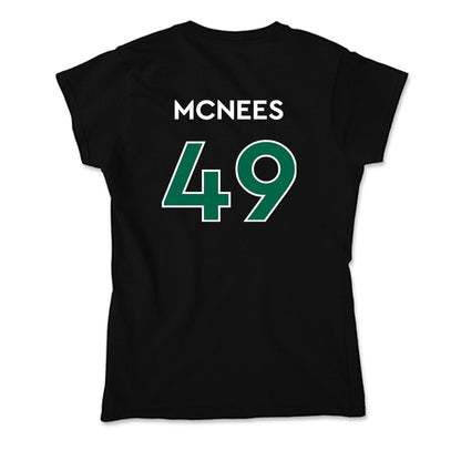 Illinois Wesleyan - NCAA Football : Zach McNees - Soft Style Women’s T-Shirt-1