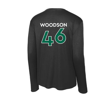 Illinois Wesleyan - NCAA Football : Melchizedek Woodson - Activewear Long Sleeve T-Shirt-1