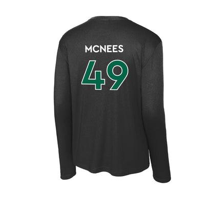 Illinois Wesleyan - NCAA Football : Zach McNees - Activewear Long Sleeve T-Shirt-1