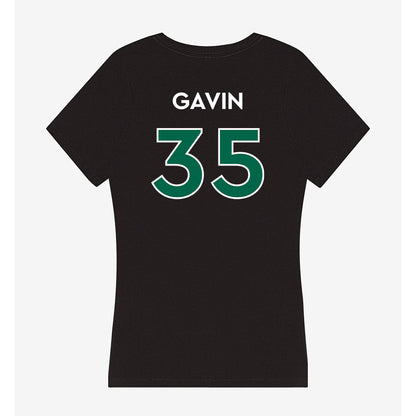 Illinois Wesleyan - NCAA Football : John Gavin - Women's V-Neck T-Shirt-1