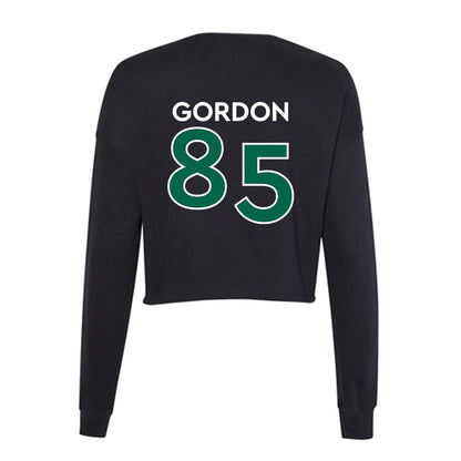 Illinois Wesleyan - NCAA Football : Matthew Gordon - Women's Cropped Crew Fleece-1