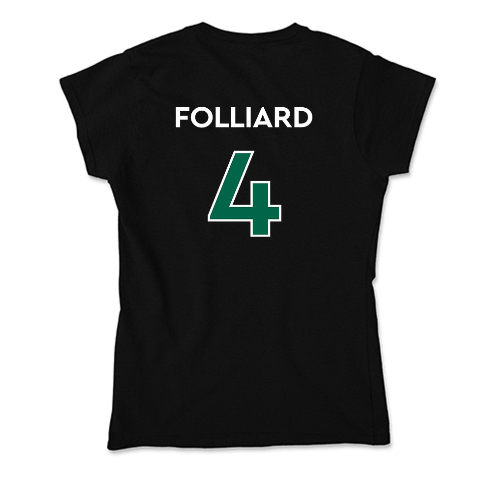 Illinois Wesleyan - NCAA Football : Connor Folliard - Soft Style Women’s T-Shirt-1
