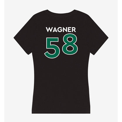 Illinois Wesleyan - NCAA Football : Conner Wagner - Women's V-Neck T-Shirt-1
